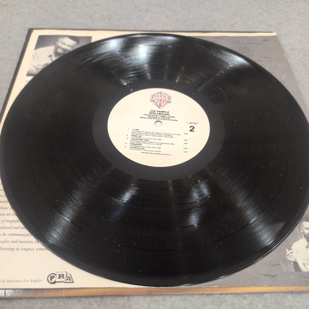 Joe Sample Spellbound Vinyl LP 1989 Warner Bros 1-25781 Promotional Copy Jazz - Picture 7 of 8